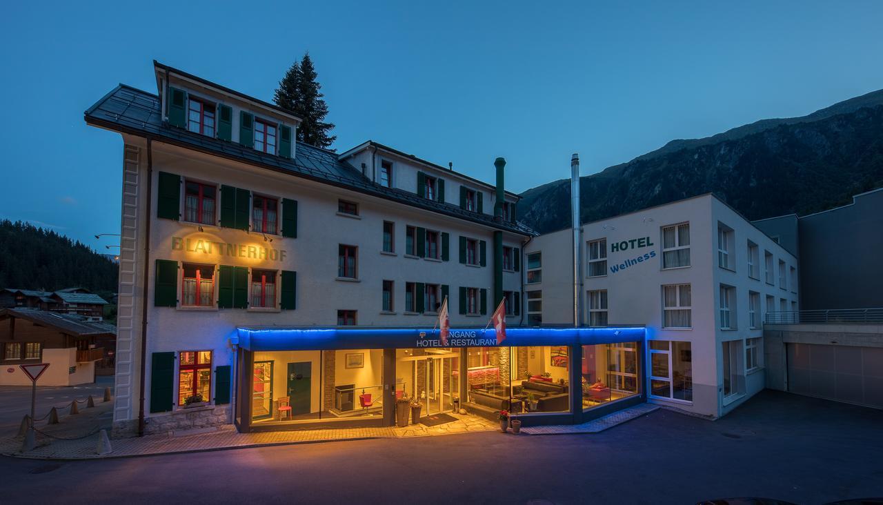 Hotel Blattnerhof Blatten bei Naters Exterior foto